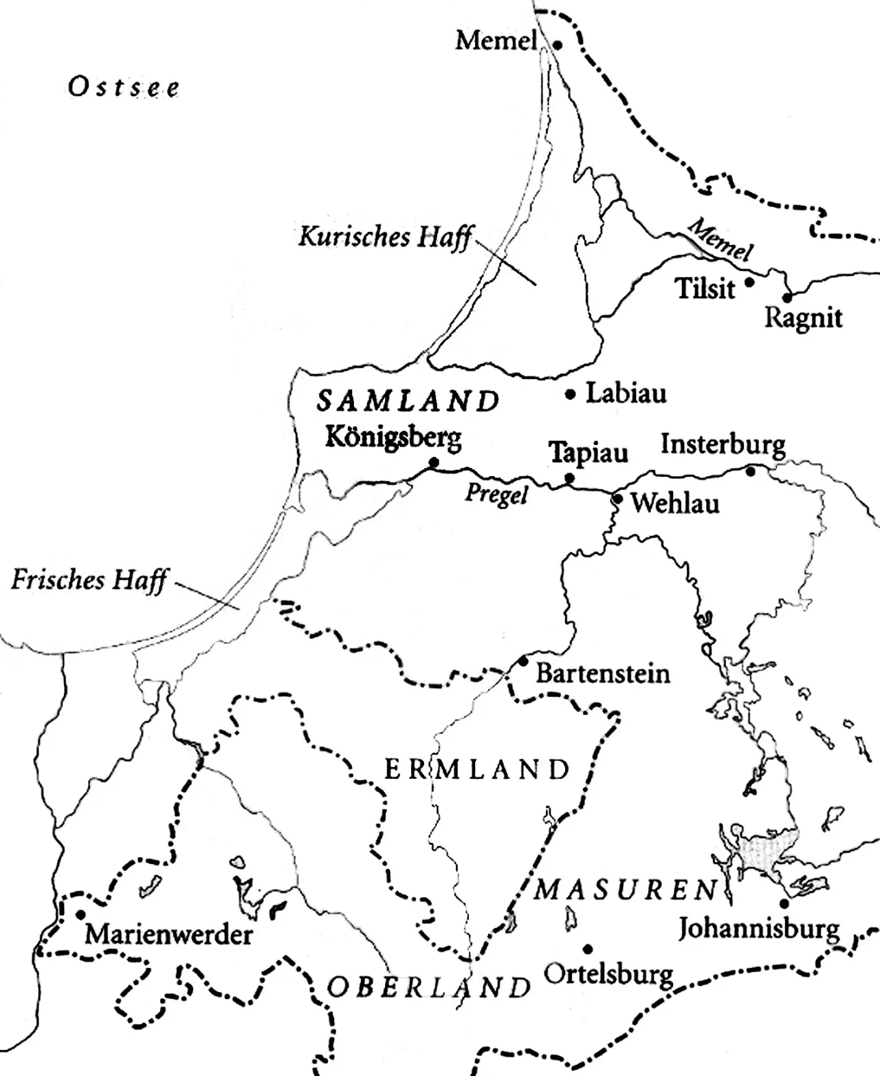 Ostpreussen und seine Länder